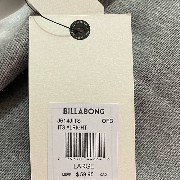 Billabong black salt washed one of a kind sweatshirt - Picture 7 of 7